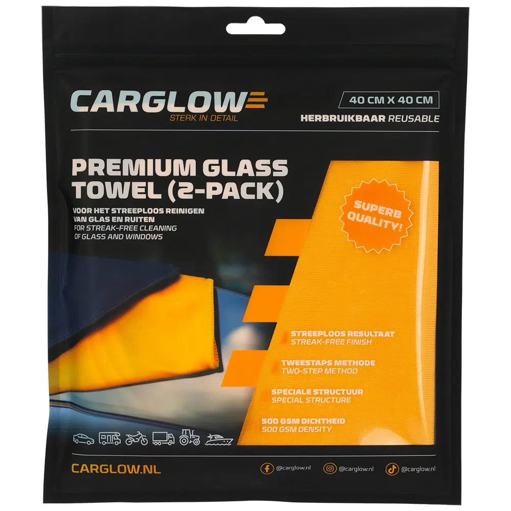 Carglow premium glass towel png
